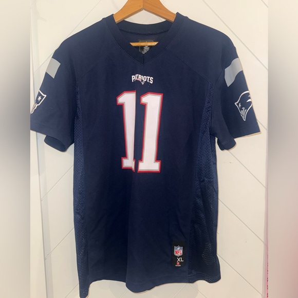 NFL Other - New England NFL Patriots Jersey 11 Edelman youth XL 18-20 super bowl play offs